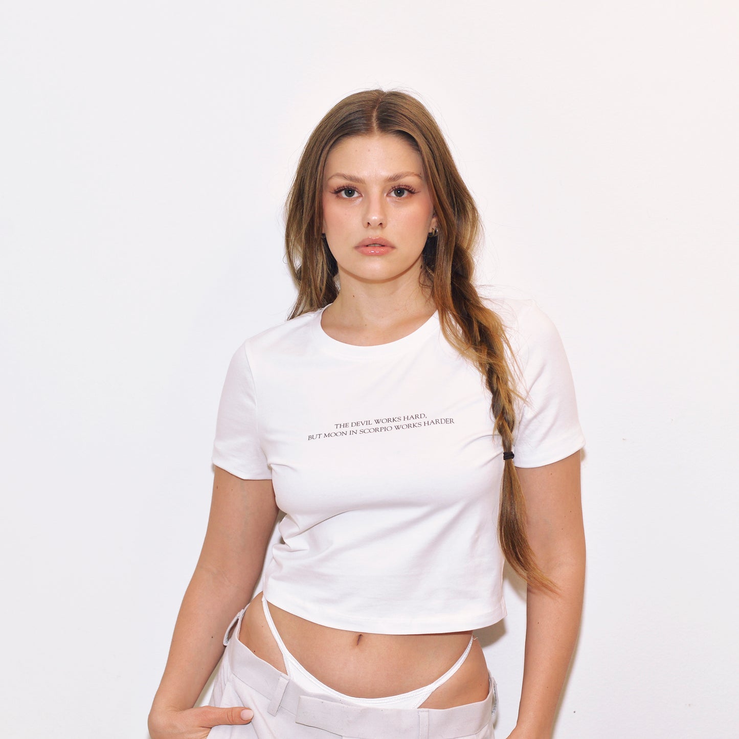 "Moon in Scorpio" Cropped Tee